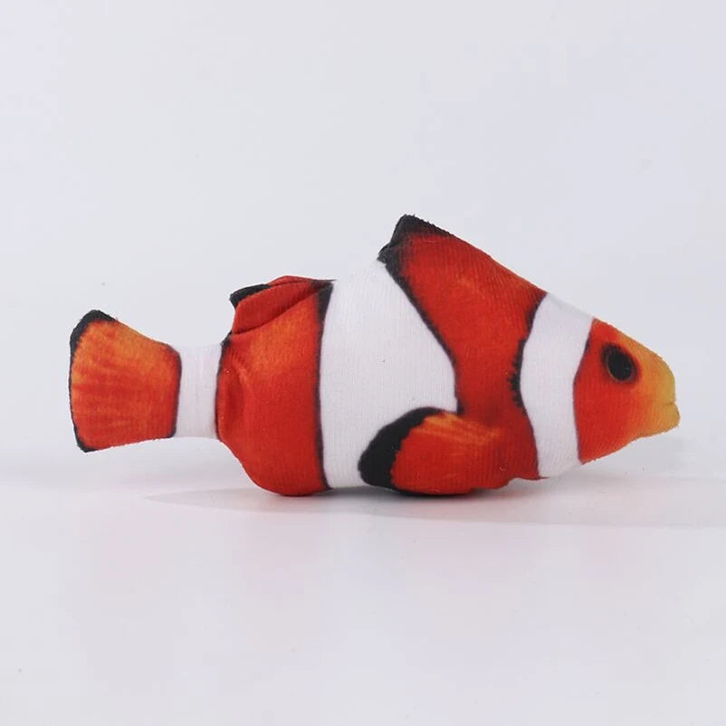 20 cm Realistic Plush Fish Cat Toy
