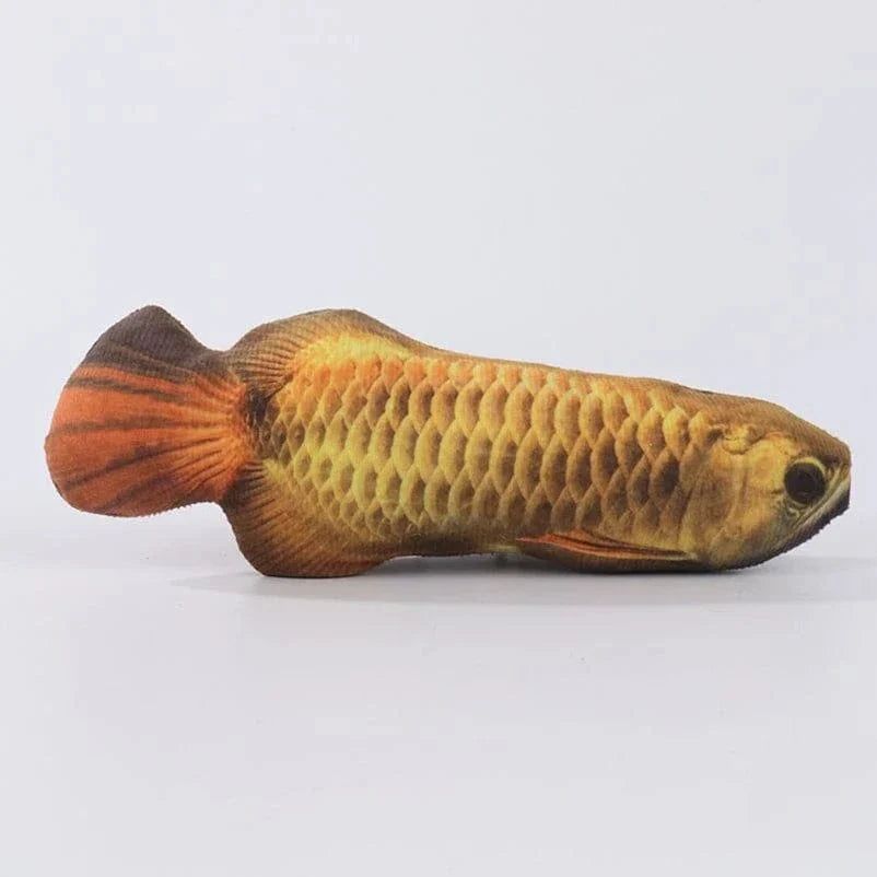 20 cm Realistic Plush Fish Cat Toy