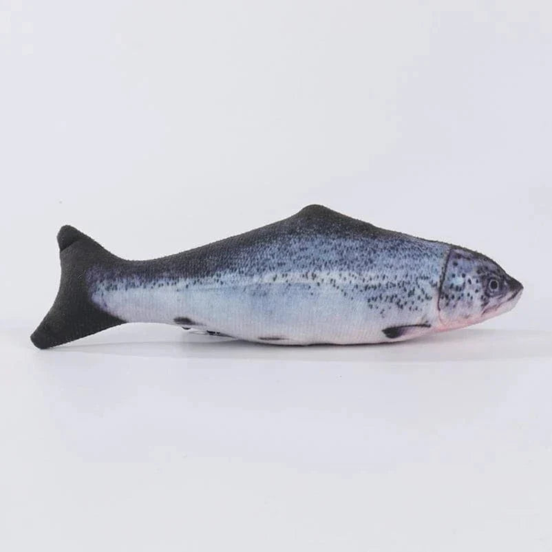 20 cm Realistic Plush Fish Cat Toy
